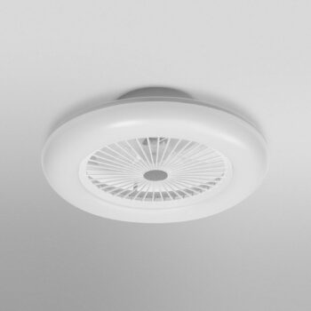 OSRAM SMART+ WiFi LED stropný ventilátor ROUND biely tichý 55 cm