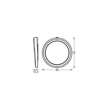 OSRAM SMART+ WiFi UNDERCABINET ROUND, biela, Ø 8 cm, sada 3 ks
