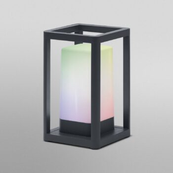 OSRAM SMART+ WiFi stolová LED lampa na batérie FRAME, tmavošedá IP44