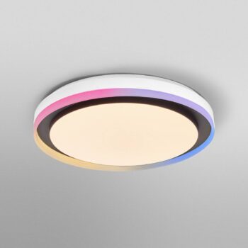 OSRAM SMART+ WiFi stropné svietidlo ORBIS ZEST čierne 50 cm RGBCCT