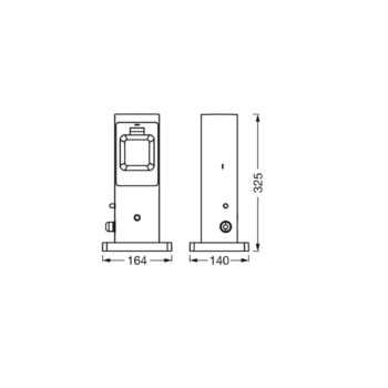 OSRAM SMART+ WiFi zásuvková lišta, antracitová, IP44, 2-násobná