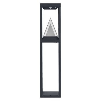 OSRAM SMART+ chodníkové LED svetlo solárne ALPS, čierne senzor IP44