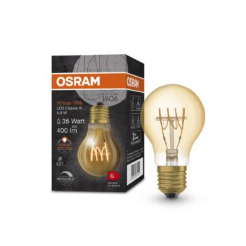 OSRAM Vintage 1906 Classic A LED E27 4,8 W zlatá