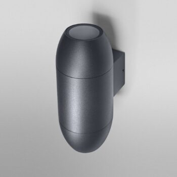 OSRAM Vonkajšie nástenné svietidlo ENDURA CLASSIC CANNON antracitová up/down