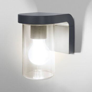 OSRAM Vonkajšie nástenné svietidlo ENDURA CLASSIC CASCADE, číre sklo, IP44