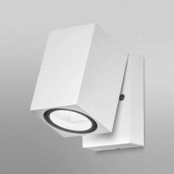 OSRAM Vonkajšie nástenné svietidlo ENDURA CLASSIC CUBE, biele kovové IP44