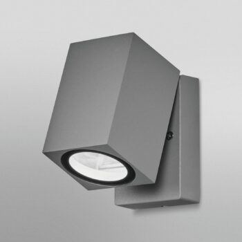 OSRAM Vonkajšie nástenné svietidlo ENDURA CLASSIC CUBE, strieborná kovová IP44