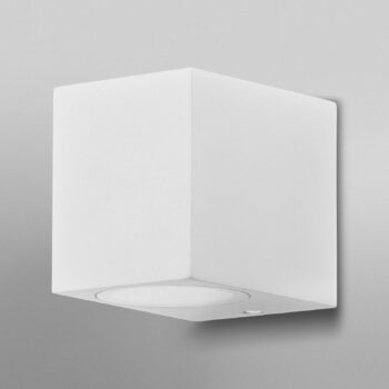 OSRAM Vonkajšie nástenné svietidlo ENDURA CLASSIC SQUARE, biela, smerom nadol,