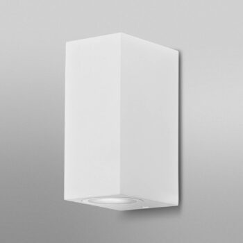 OSRAM Vonkajšie nástenné svietidlo ENDURA CLASSIC SQUARE, biele, smerom