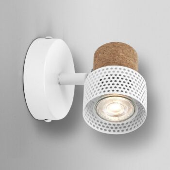 OSRAM nástenný reflektor CORK, biely, 1 bodové svetlá, GU10-LED, 927,