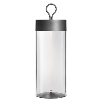 OSRAM stolová LED lampa na batérie DECOR FILAMENT, tmavošedá 32 cm