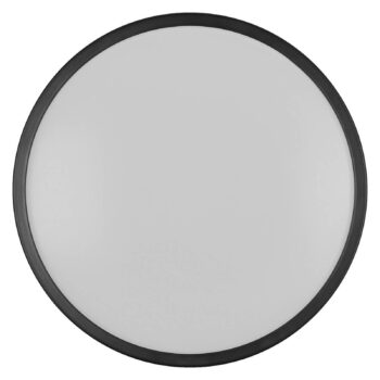 OSRAM stropné LED svetlo BATHROOM, čierne, Ø 30 cm, IP44 CCT