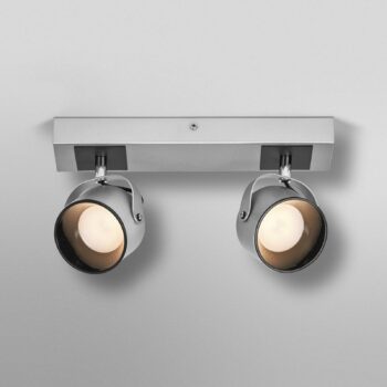 OSRAM stropné LED svetlo Jupiter, 2-pl. strieborné, kovové