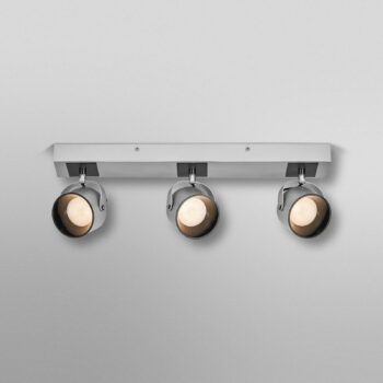 OSRAM stropné LED svetlo Jupiter, 3-pl. strieborné, kovové