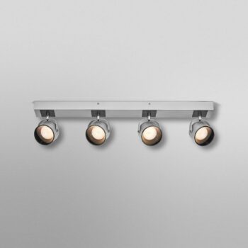 OSRAM stropné LED svetlo Jupiter, 4-pl. strieborné, kovové