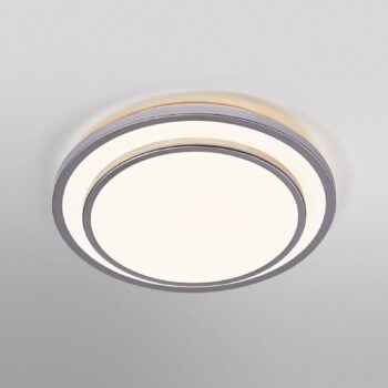 OSRAM stropné LED svetlo ORBIS BERLIN, strieborné, Ø 30 cm kov