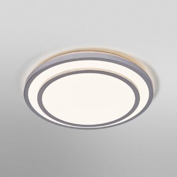 OSRAM stropné LED svetlo ORBIS BERLIN, strieborné, Ø 39 cm kov