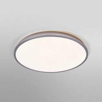 OSRAM stropné LED svetlo ORBIS DUBLIN, Ø 39 cm, strieborný kov