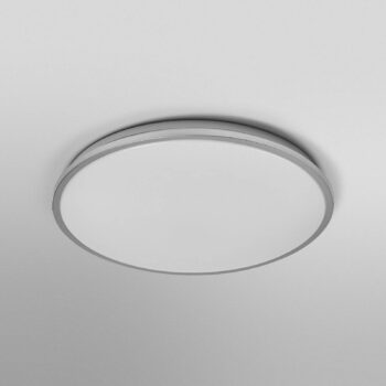 OSRAM stropné LED svetlo ORBIS DUBLIN, Ø 39 cm, strieborný kov