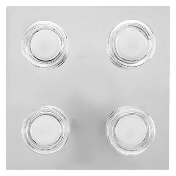 OSRAM stropné LED svetlo ORBIS FLAME, chróm, 4-pl., CCT IP44