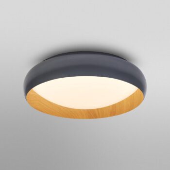 OSRAM stropné LED svetlo ORBIS LIVIA, Ø 43 cm, sivá, kovové stmievateľné