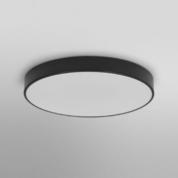 OSRAM stropné LED svetlo ORBIS SLIM MOIA čierne Ø 48 cm kovové