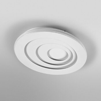 OSRAM stropné LED svetlo ORBIS SPIRAL OVAL, Ø 36 cm biele 27 W