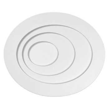 OSRAM stropné LED svetlo ORBIS SPIRAL OVAL, Ø 36 cm biele 27 W