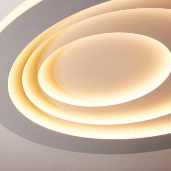OSRAM stropné LED svetlo ORBIS SPIRAL OVAL, Ø 49 cm biele 37 W