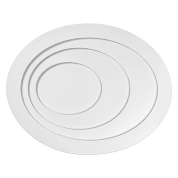 OSRAM stropné LED svetlo ORBIS SPIRAL OVAL, Ø 49 cm biele 37 W