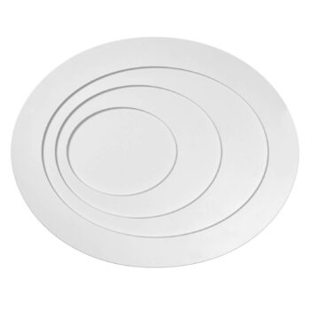OSRAM stropné LED svetlo ORBIS SPIRAL OVAL, Ø 72 cm biele 63 W