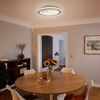 OSRAM stropné LED svetlo ORBIS SPIRAL ROUND, Ø 51 cm, biele 42 W