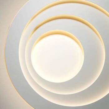 OSRAM stropné LED svetlo ORBIS SPIRAL ROUND Ø 52 cm biele hore/dole