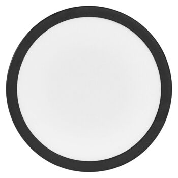 OSRAM stropné LED svetlo ORBIS ULTRA SLIM, čierne, Ø 24 cm, stmievateľné
