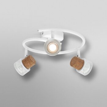 OSRAM stropné bodové svetlá CORK SPIRAL biely 3-bodové svetlá GU10LED 927