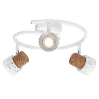 OSRAM stropné bodové svetlá CORK SPIRAL biely 3-bodové svetlá GU10LED 927