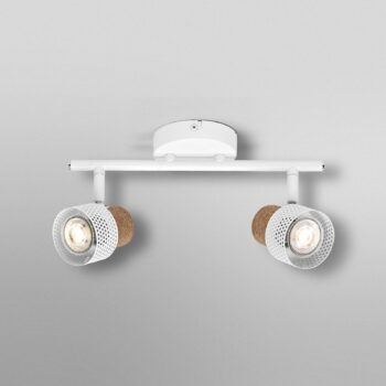 OSRAM stropné bodové svetlá CORK, biely, 2 bodové svetlá, GU10-LED, 927,