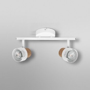 OSRAM stropné bodové svetlá CORK, biely, 2 bodové svetlá, GU10-LED, 927,