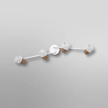 OSRAM stropné bodové svetlá CORK, biely, 4 bodové svetlá, GU10-LED, 927,