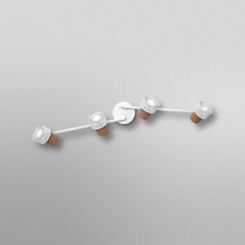 OSRAM stropné bodové svetlá CORK, biely, 4 bodové svetlá, GU10-LED, 927,