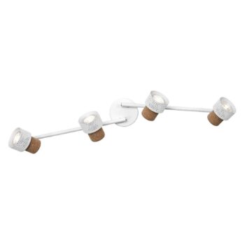 OSRAM stropné bodové svetlá CORK, biely, 4 bodové svetlá, GU10-LED, 927,