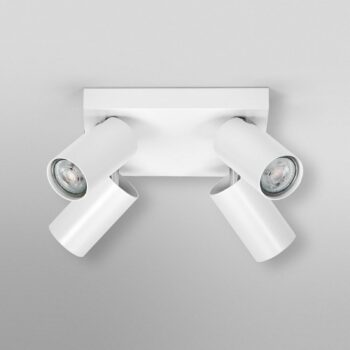 OSRAM stropné bodové svetlá OCTAGON PLATE, biely, 4-pl., GU10-LED, 927