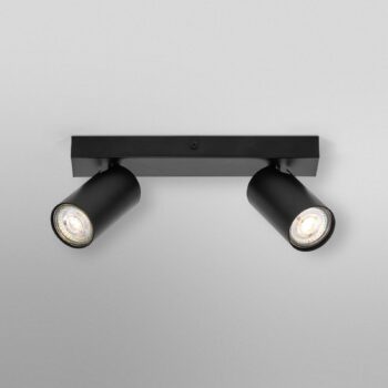 OSRAM stropné bodové svetlá OCTAGON čierny 2-pl. GU10-LED 927 stmievateľné