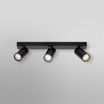 OSRAM stropné bodové svetlá OCTAGON čierny 3-pl. GU10-LED 927 stmievateľné