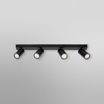 OSRAM stropné bodové svetlá OCTAGON čierny 4-pl. GU10-LED 927 stmievateľné
