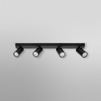 OSRAM stropné bodové svetlá OCTAGON čierny 4-pl. GU10-LED 927 stmievateľné
