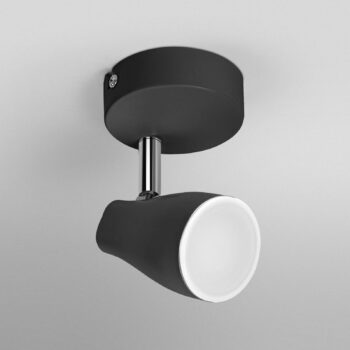 OSRAM stropné bodové svetlá PEAR, čierny, 1-pl., GU10-LED 2 700 K