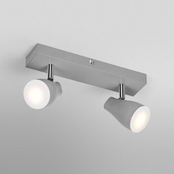 OSRAM stropné bodové svetlá PEAR, sivý, 2-pl., GU10-LED 2 700 K