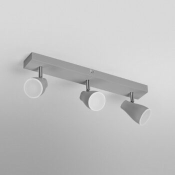 OSRAM stropné bodové svetlá PEAR, sivý, 3-pl. GU10-LED 2 700 K