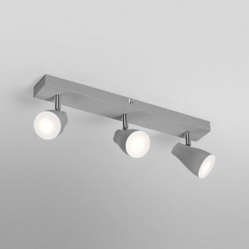 OSRAM stropné bodové svetlá PEAR, sivý, 3-pl. GU10-LED 2 700 K